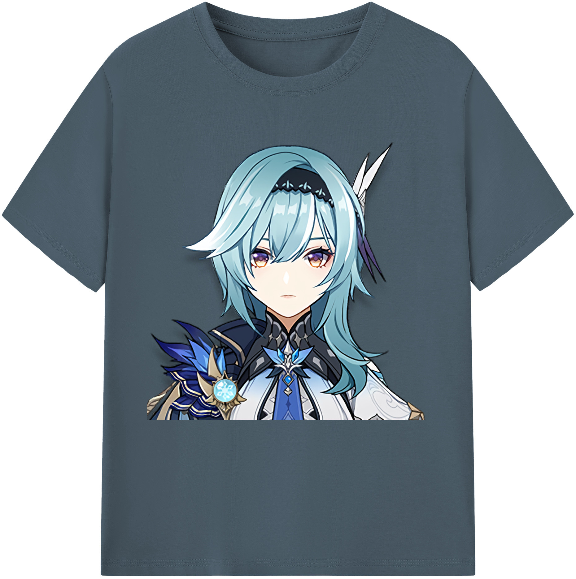 げんし神 优菈 ゆうら genshin Yūra 綿100％半袖Tシャツ（フロントプリント）